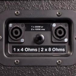GSS Double8 Baffle / Cabinet (Cab) pour guitare basse 200W 2 x 8"